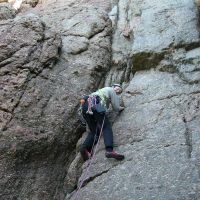 Dave leading at Chair Ladder (Virginia Castick)