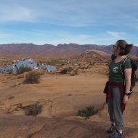 Jo at the Painted Rocks (Andy Stratford)